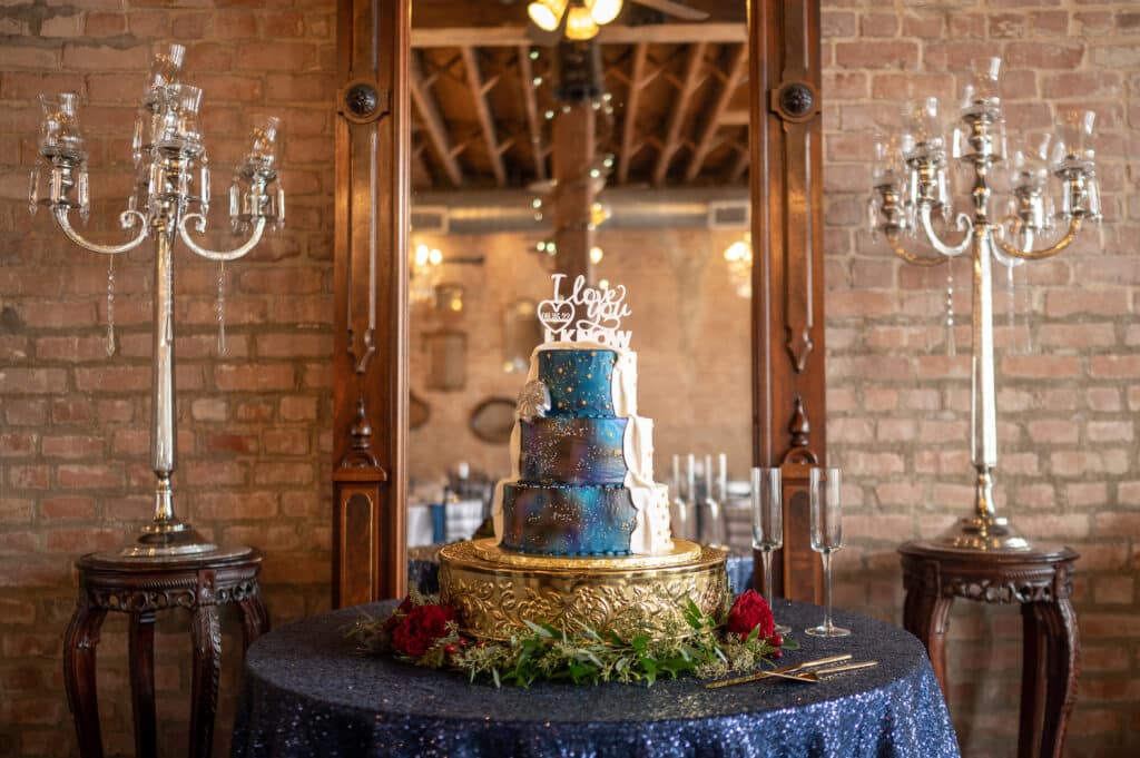 "May the Fourth be With You" wedding cake