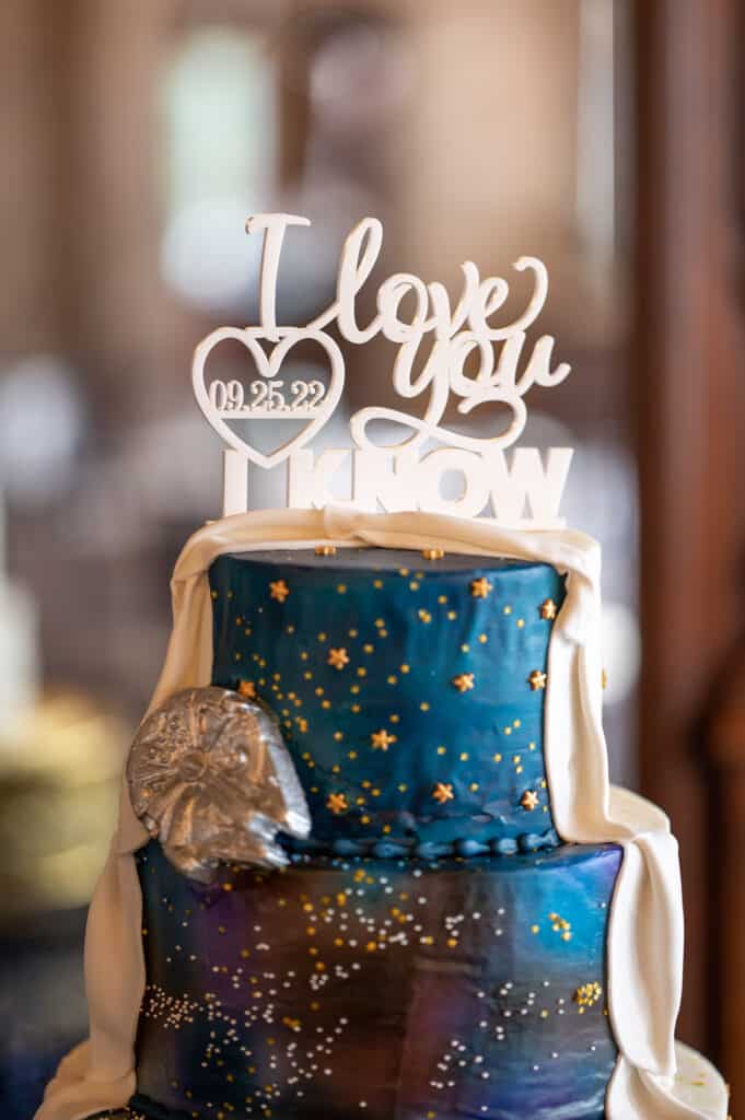 I love you, I know cake topper, Star Wars wedding cake topper